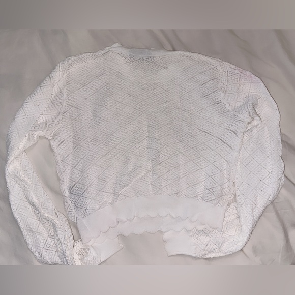 Zara white crochet sweater - Picture 2 of 2